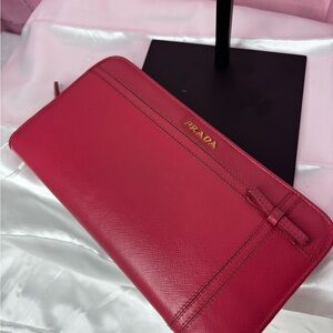 Authentic Prada Wallet with Chain